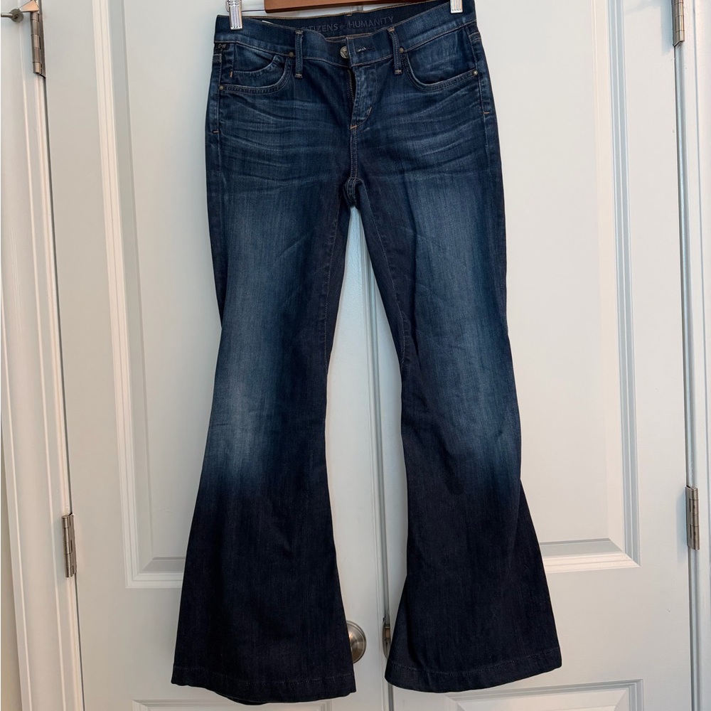 Citizens of Humanity Dark Blue Flare Jeans